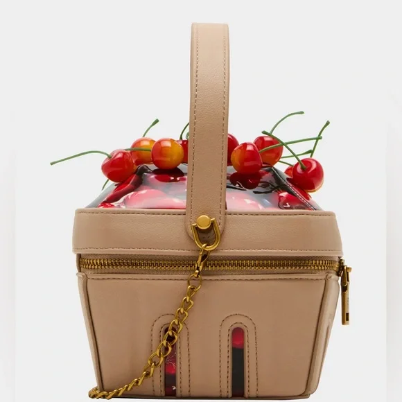 BETSEY JOHNSON KITSCH MON CHERRY RED MINI BAG - NWT - Picture 2 of 7